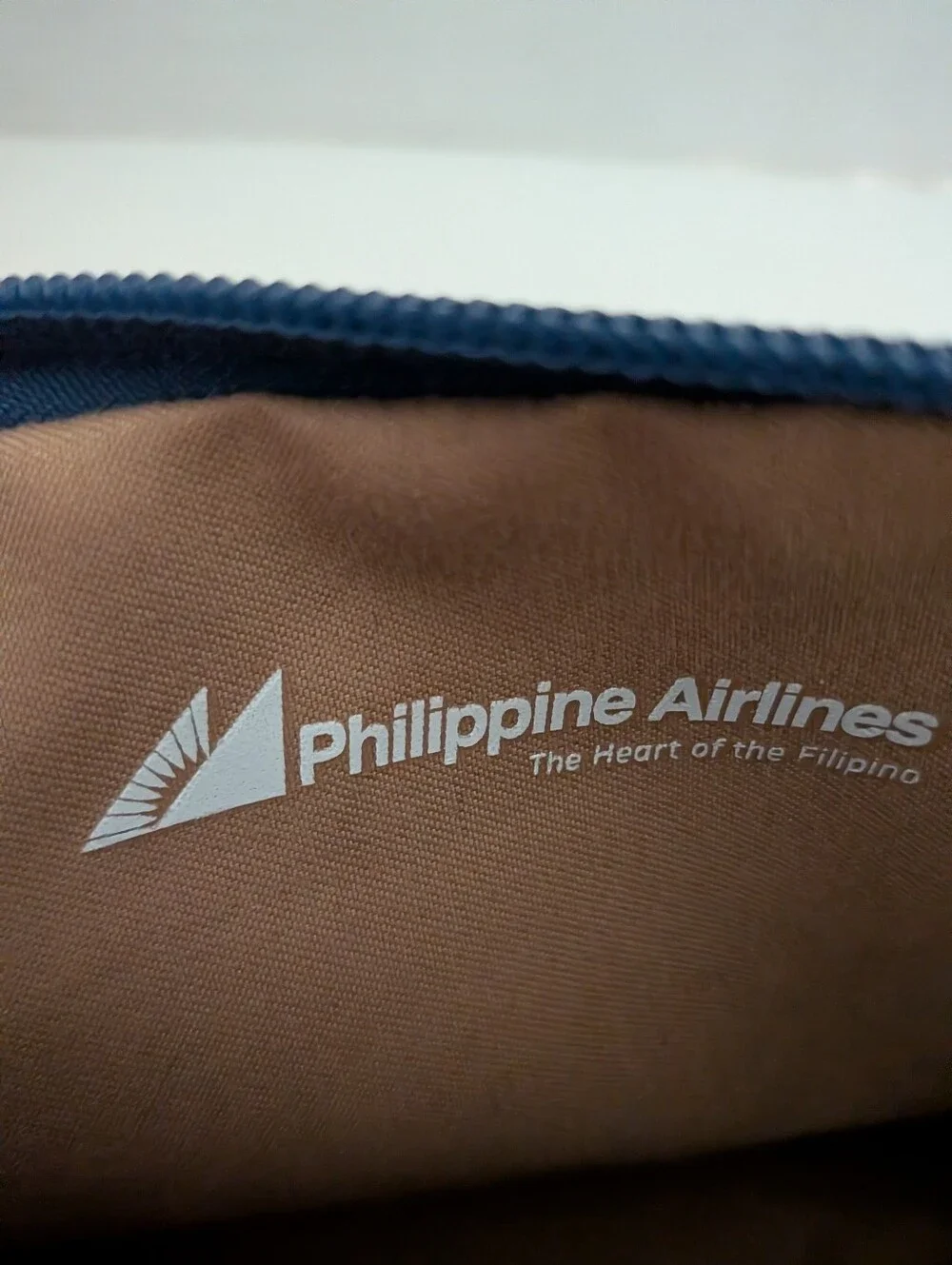Bric's Navy Zip Pouch from Philippine Airlines preowned